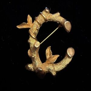 Sarah Coventry Branch Leaf Brooch